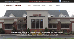 Desktop Screenshot of manorinnrestaurant.com